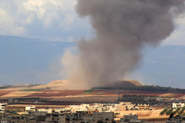 Esed rejimi TSK gözlem noktasının yakınını vurdu