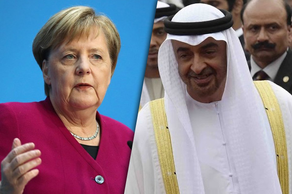 Merkel, Abu Dabi Veliaht Prensi Al Nahyan ile telefonda görüştü