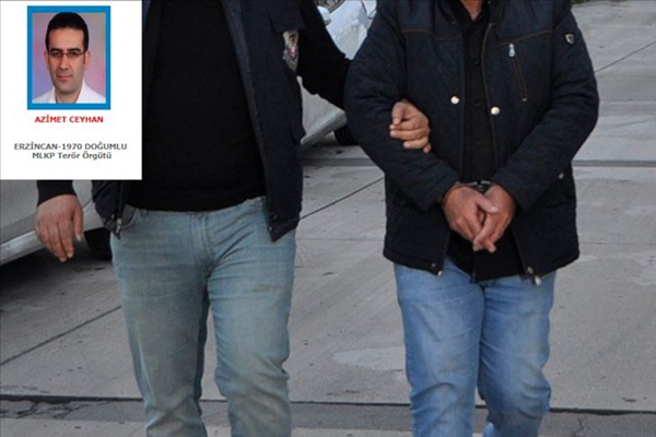 Mavi kategorideki terörist yakalandı