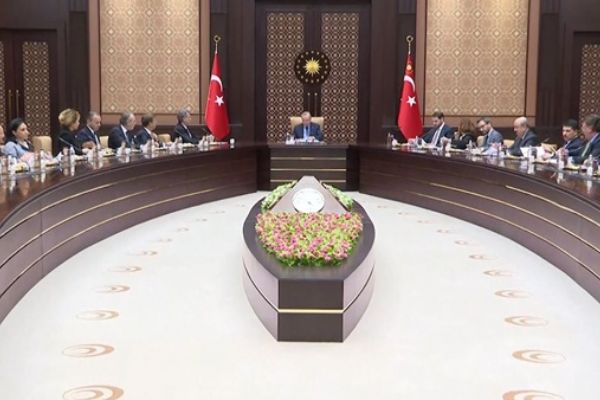 Cumhurbaşkanı Erdoğan, TÜSİAD Yönetim Kurulu üyelerini kabul etti