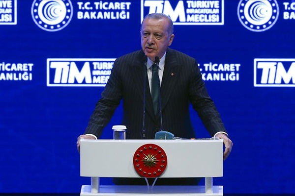 Erdoğan: İhracatımız %5,4 artarak 15 milyar dolara ulaştı