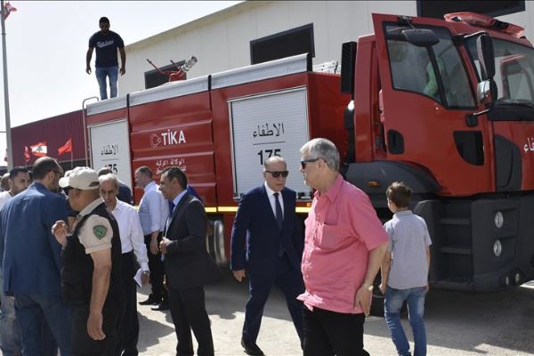 TİKA'dan Lübnan'a itfaiye aracı hibe edildi