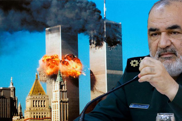 İranlı Devrim Muhafızları Komutanı Selami:  ABD, saldırıyla çöken Dünya Ticaret Merkezi’ne benziyor