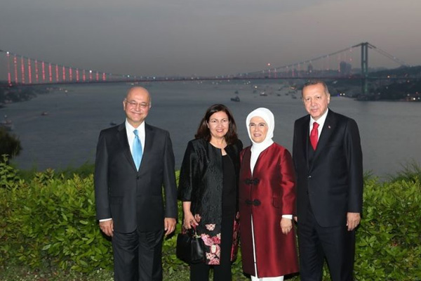 Erdoğan, Irak Cumhurbaşkanı Salih ile görüştü