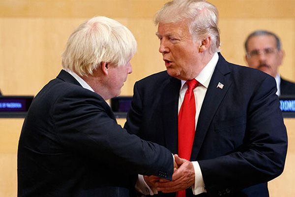 Trump’tan, Osmanlı torunu Boris Johnson’a destek