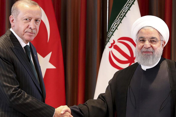 Cumhurbaşkanı Erdoğan, Ruhani'yle görüştü