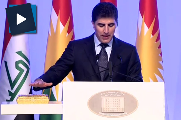 Irak Kürdistan Bölgesi Başkanlığı’na seçilen Neçirvan Barzani yemin etti