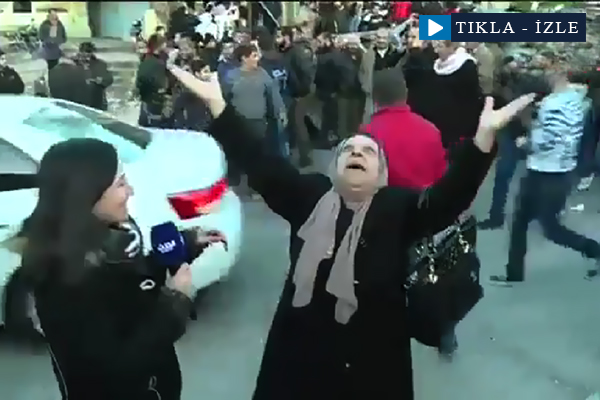 Zabedani'den çıkanlara Lübnanlı Sünnilerden coşkulu karşılama