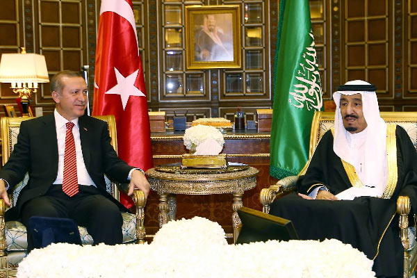 Erdoğan, Suudi Arabistan'da