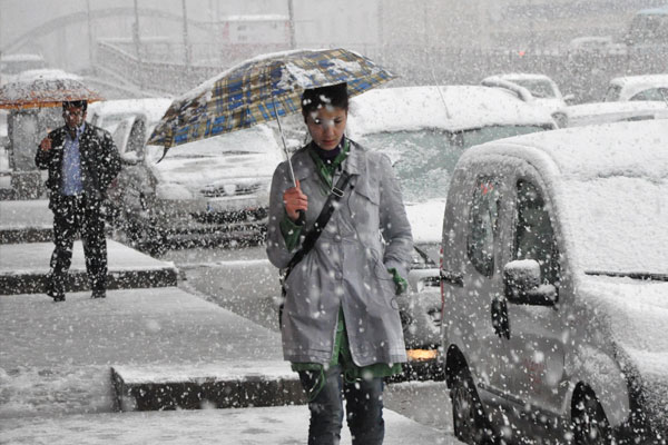 İlk kar tatili Samsun'da