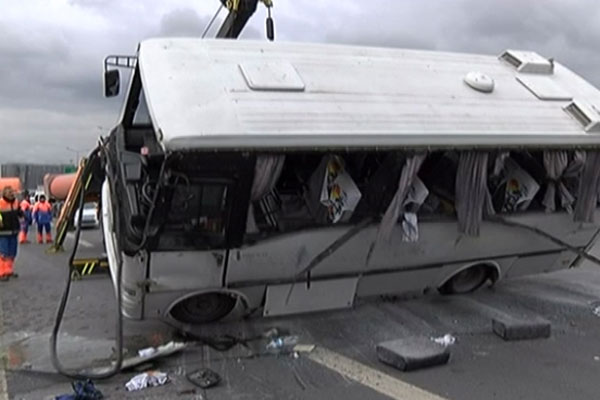 İstanbul'da trafik kazası: 9 yaralı