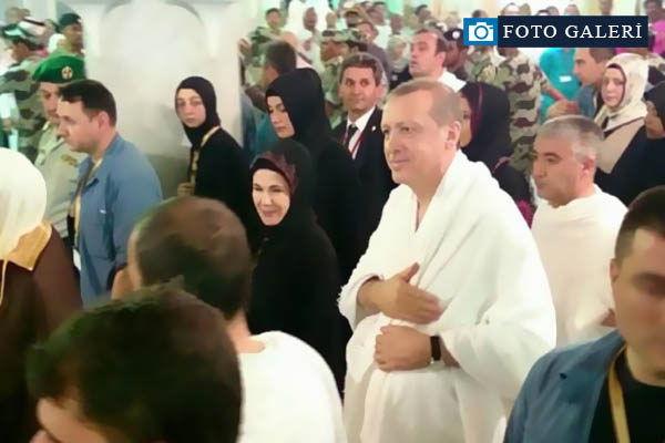 Cumhurbaşkanı Erdoğan umrede