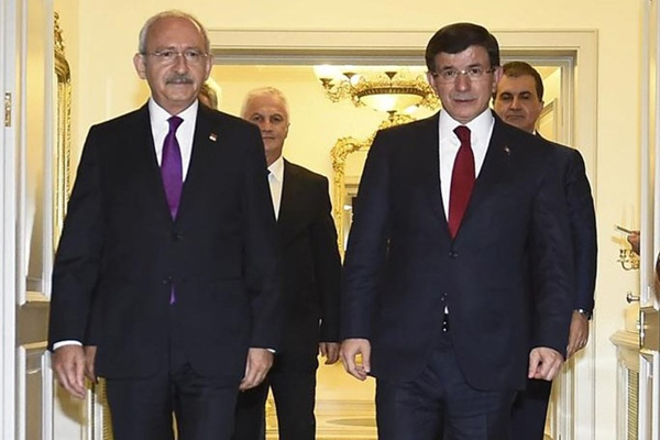 Davutoğlu ve Kılıçdaroğlu bir araya geldi