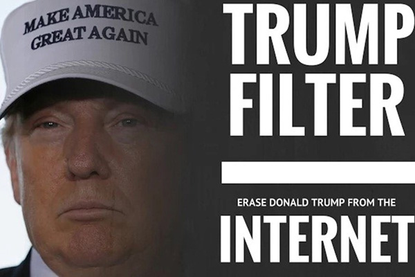 İnternette Trump görmek istemeyenlere iyi haber
