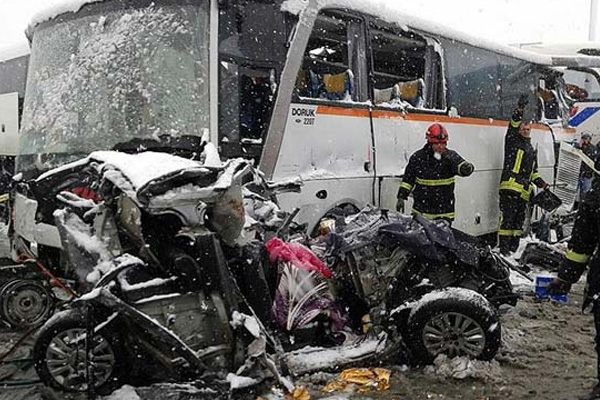 İstanbul'da 7 saatte 73 kaza yaşandı
