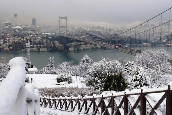 İstanbul'da kar yine etkili olmaya başladı