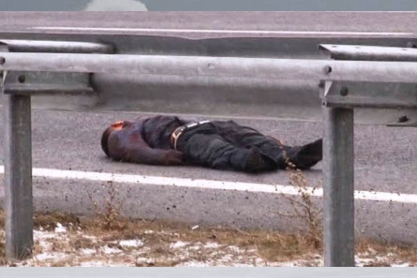 Ankara'da otobanda ceset bulundu