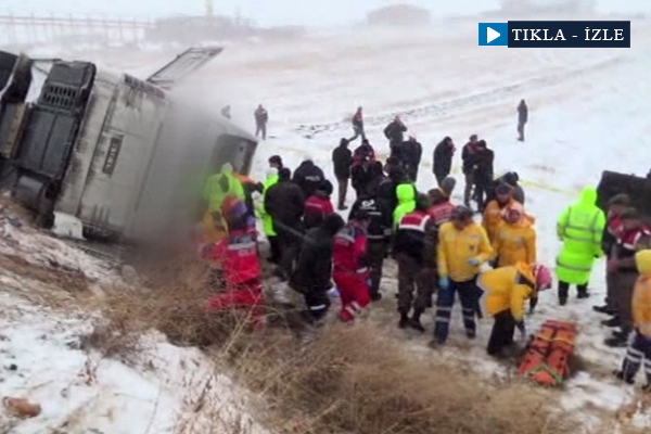 Ankara - Kırşehir yolunda korkunç kaza