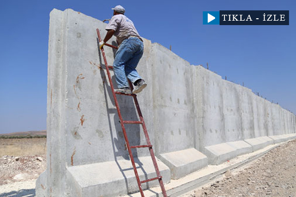 Suriye sınırına 'beton set'