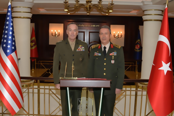 Orgeneral Akar ABD Genelkurmay Başkanı’yla görüştü