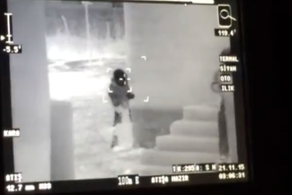 PKK'lıların vurulma anı kamerada