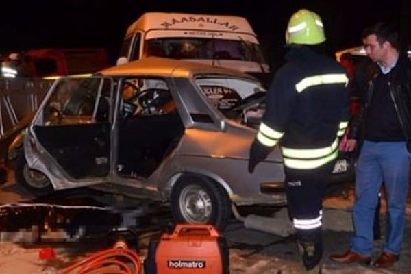 Manisa'da kaza: 4 ölü, 6 yaralı