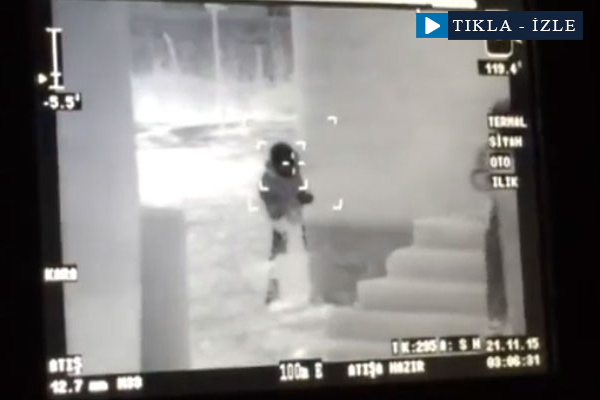 PKK'lıların vurulma anı kamerada