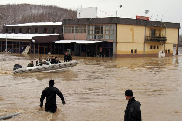 Kosova sular altında kaldı