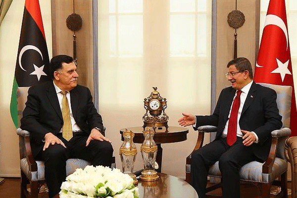 Davutoğlu'ndan önemli Libya görüşmesi