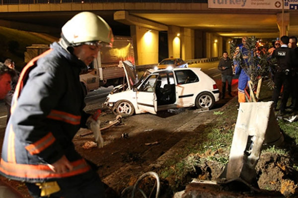 Eyüp'te trafik kazası