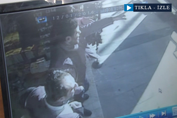 Patlama sırasında yaşanan panik kamerada