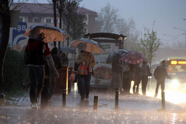 Meteoroloji'den yağmur uyarısı