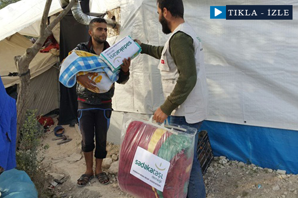 Sadakataşı Madaya'ya yardımları ulaştırdı