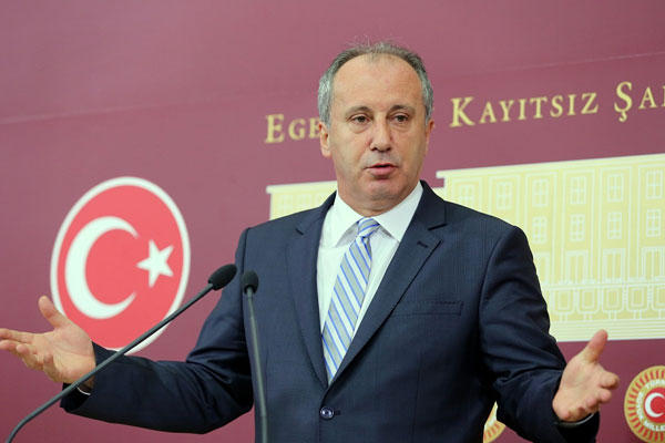 Muharrem İnce aday olmayacağını açıkladı