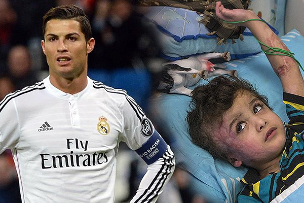 Ronaldo, yetim Filistinli Devabişe ile buluşacak