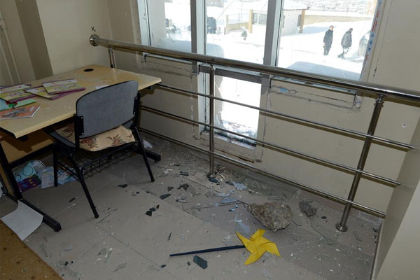 Van'da anaokuluna bombalı saldırı