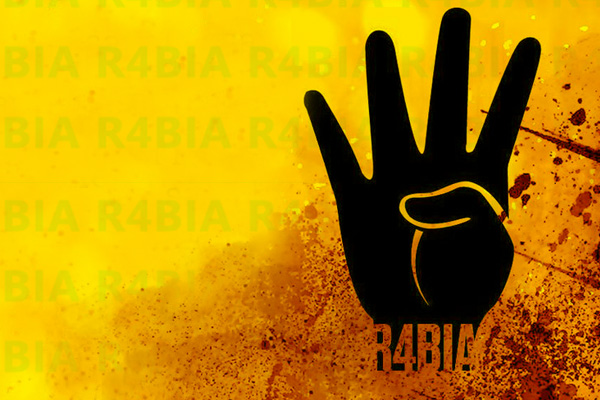 Mısır'ın yeni düşmanı: Rabia sembolü