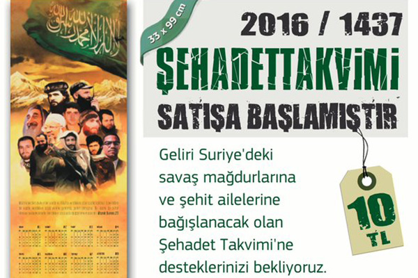 Şehadet Takvimi'nin sekizincisi çıktı