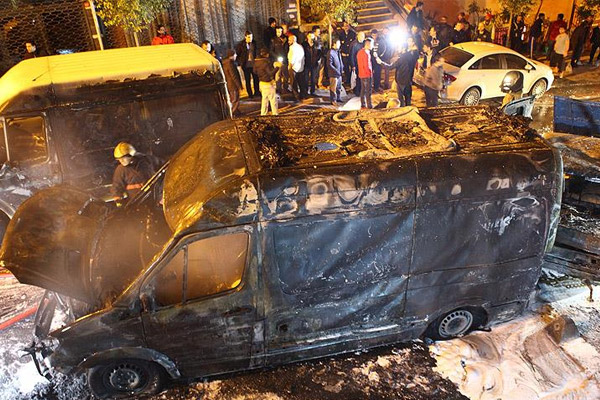 Ambulansta oksijen tüpü patladı: 1 yaralı