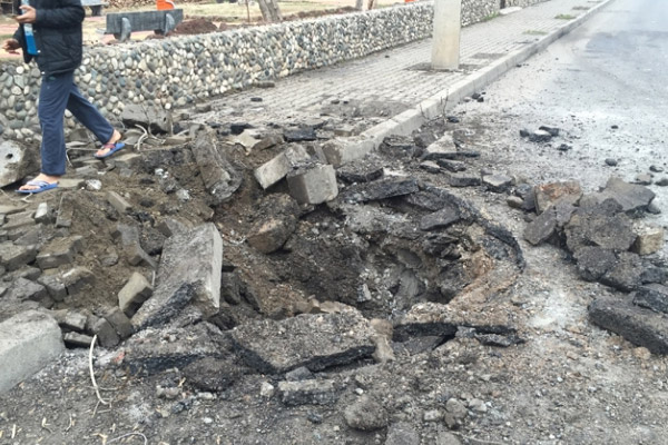 Patlamanın şiddeti gün ağarınca ortaya çıktı