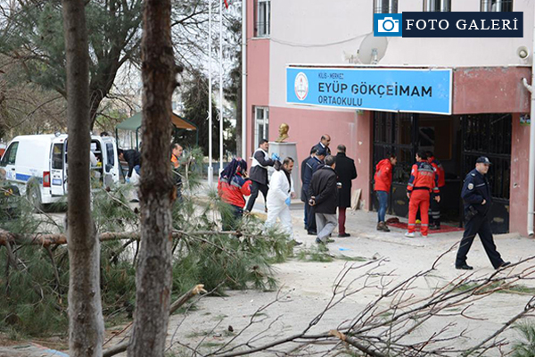 Kilis'te okulda patlama