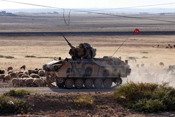 TSK'dan sınırda top atışı