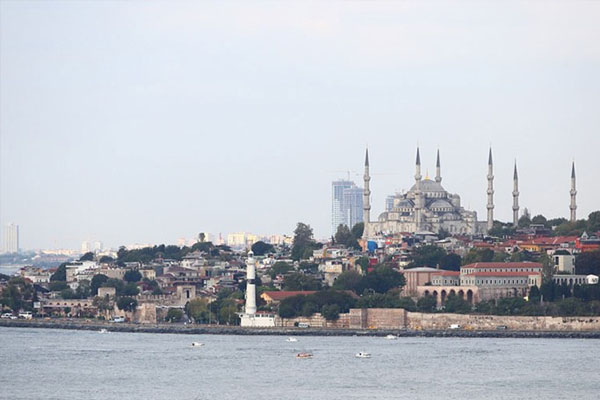 İstanbul'un tarihi silüeti için çalışma