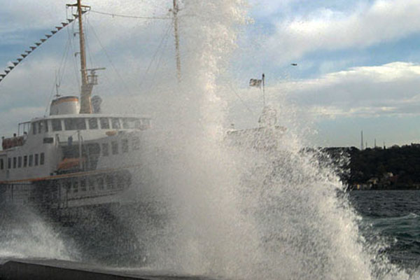 Deniz ulaşımında sefer iptalleri