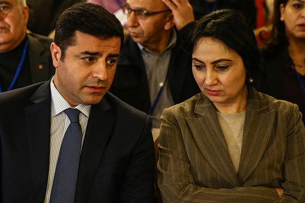 HDP'de Yüksekdağ ve Demirtaş'tan başka aday yok