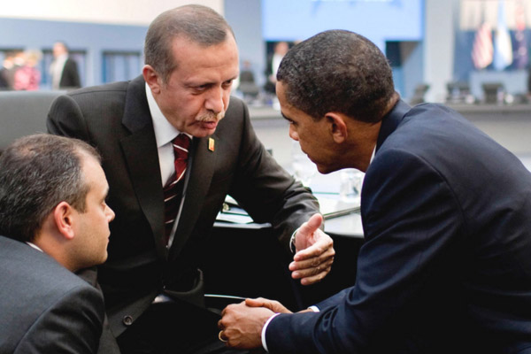 Erdoğan, Obama ile görüştü