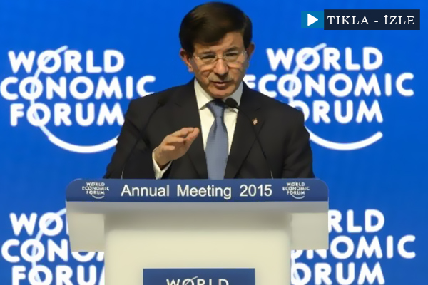 Ahmet Davutoğlu Davos’ta