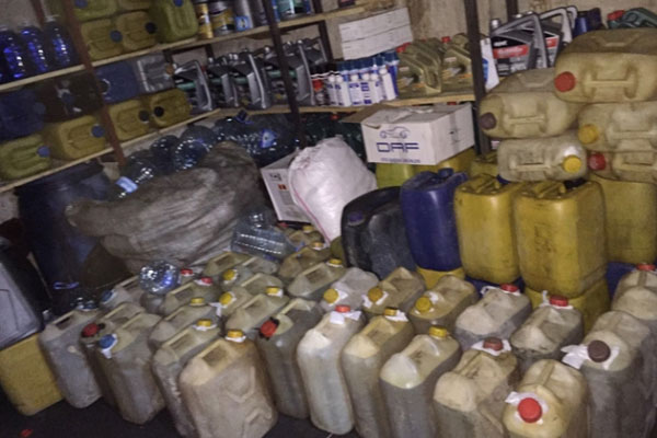 7,5 ton kaçak mazot yakalandı