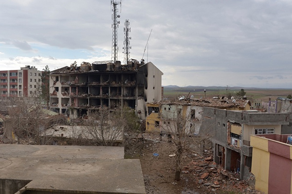 Çınar'daki saldırının hasar tespiti yapıldı