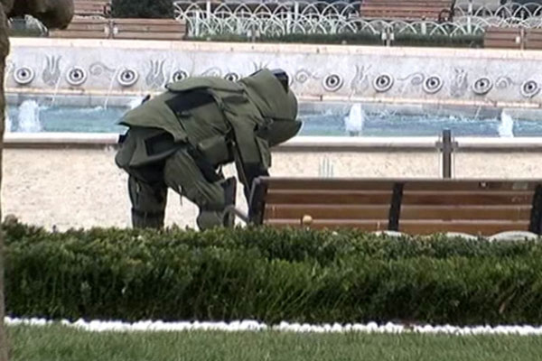 Sultanahmet’te şüpheli çanta